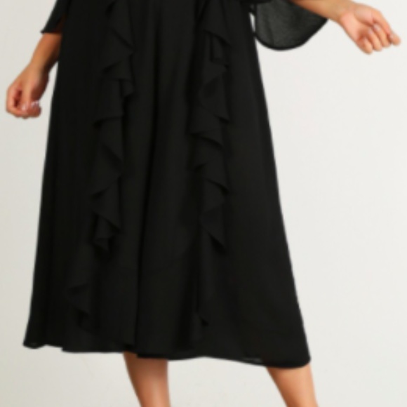 Plus Size Solid Wide Leg Jumpsuit - Picture 2 of 4